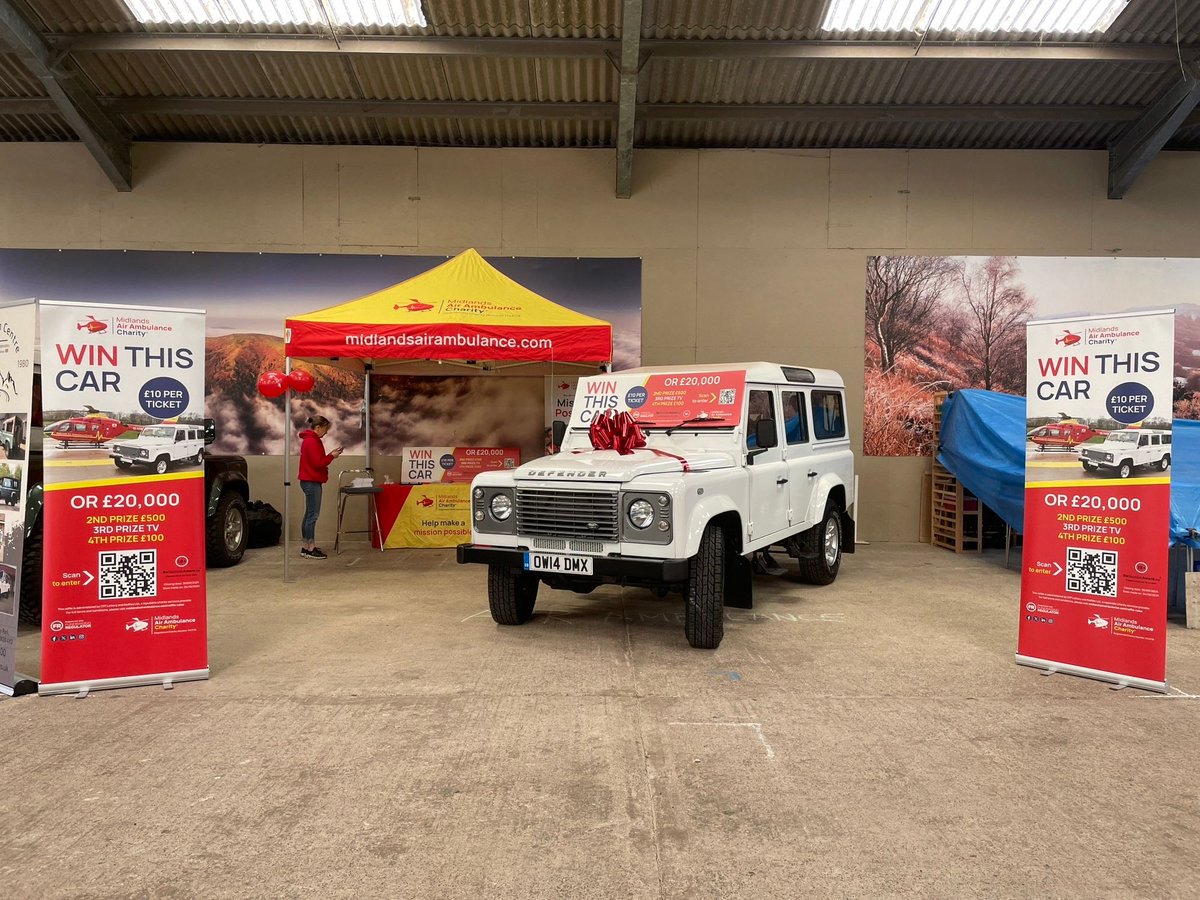 MAA_Charity's tweet photo. 🚙 Our Land Rover Defender raffle prize will be on display at the Tatenhill Airbase Open Day tomorrow!
Join us for a Family Fun Day filled with live demonstrations and entertainment.
🕒10AM - 4PM
📍 Tatenhill Airbase, Burton-Upon-Trent, Staffordshire DE13 9PD https://t.co/rBmF5hCrPz