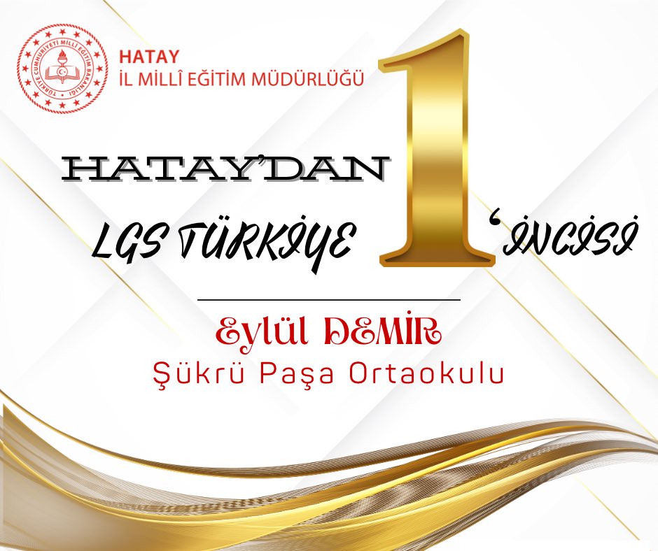 Hatay İl Millî Eğitim Müdürlüğü tweet media