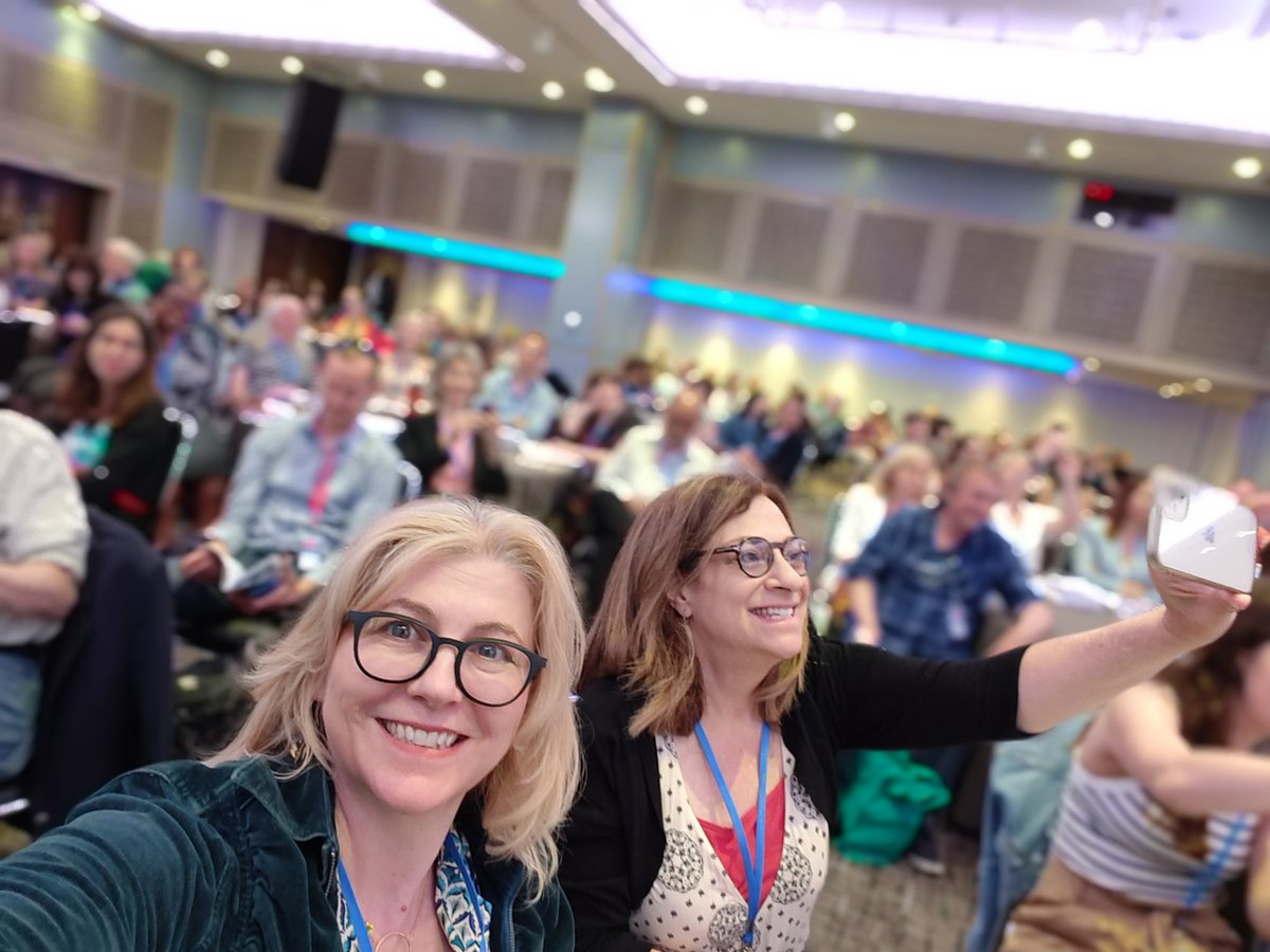 Selfie moment at the London Festival of Writing with <a href="/AndreaE_Writer/">Andrea Estelle</a> #LFOW24