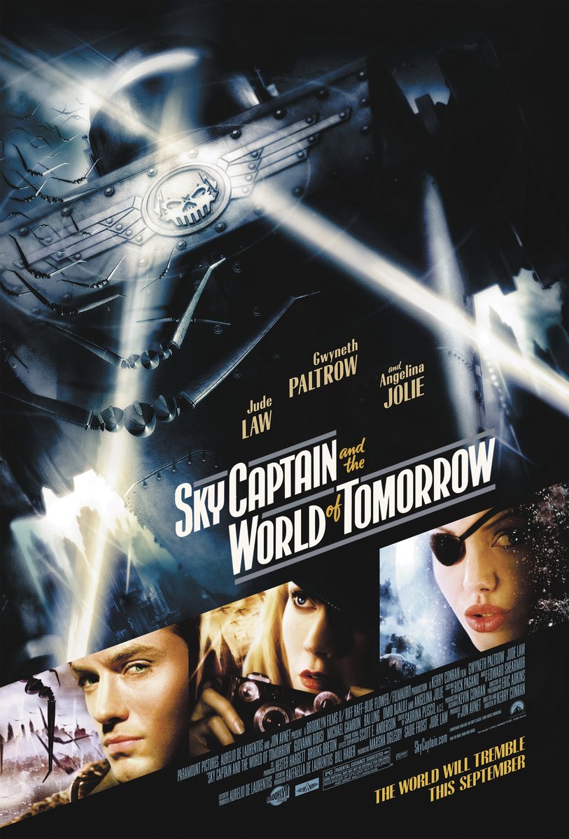 FilmMomatic's tweet photo. #NowWatching SKY CAPTAIN AND THE WORLD OF TOMORROW #KerryConran #JudeLaw #GywnethPaltrow #AngelinaJolie #GiovanniRibisi #MichaelGambon #BaiLing @omid9 #LaurenceOlivier #TrevorBaxter #JulianCurry #PeterLaw #JonRumney #KhanBonfils #SamtaGyatso #LouisHilyer #MarkWells #JamesCash https://t.co/3Hp0BCvpuk