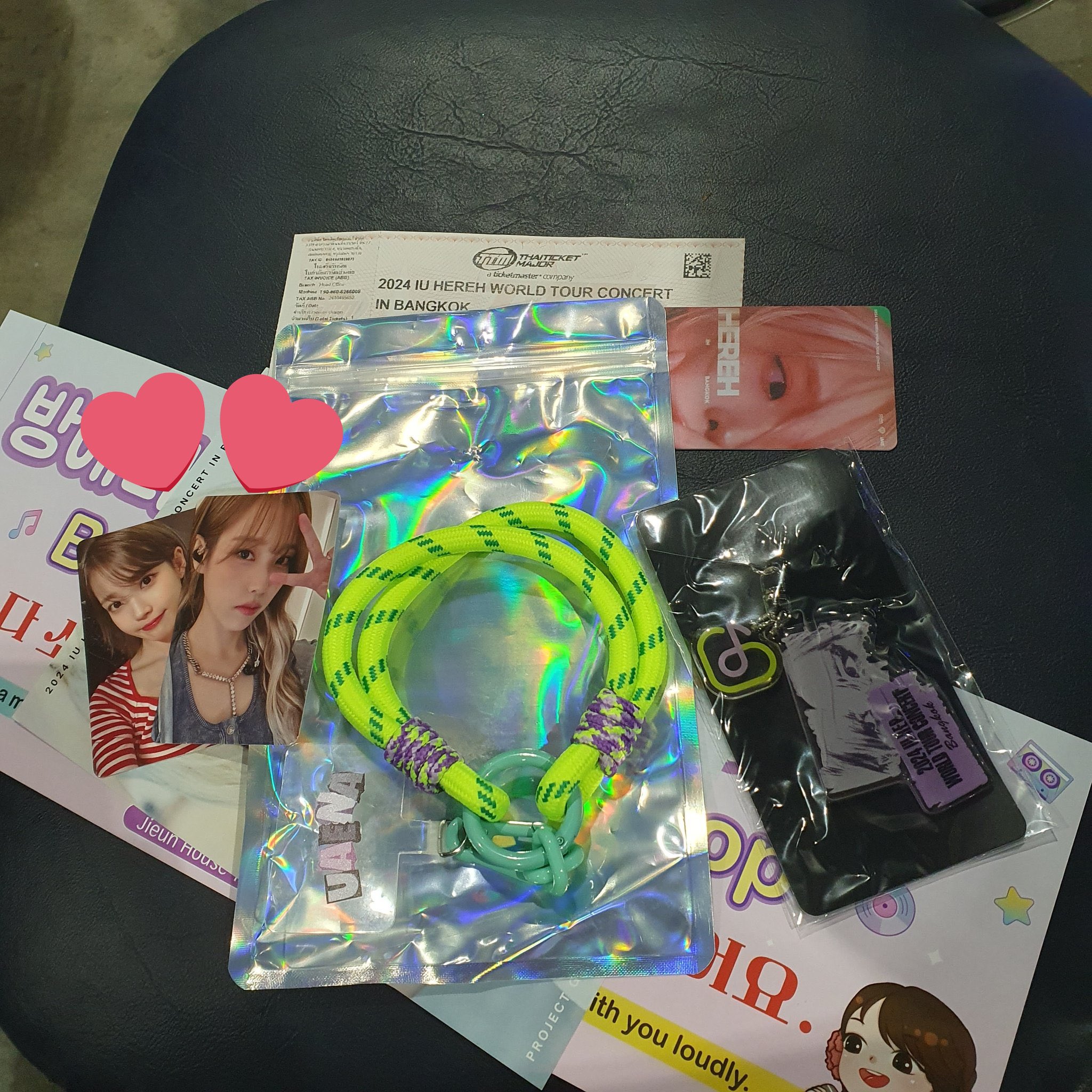2024 IU HERER BANGKOKコンサート特典 IU ライブBlu-ray&DVD『2024 IU ＜HEREH＞ WORLD TOUR CONCERT
