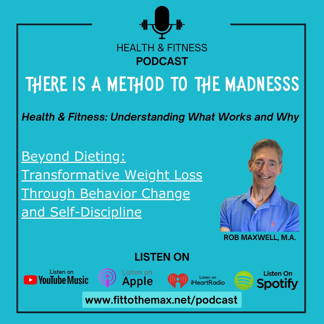 FitnessMaxwell's tweet image. youtu.be/k62xQPlIir0?si…
Check out Coach Rob's most recent Podcast to hear his expert advice that will dive a little deeper and explore what it takes to achieve dieting goals.
#podcast #expertadvice #CoachRob #FitToTheMax