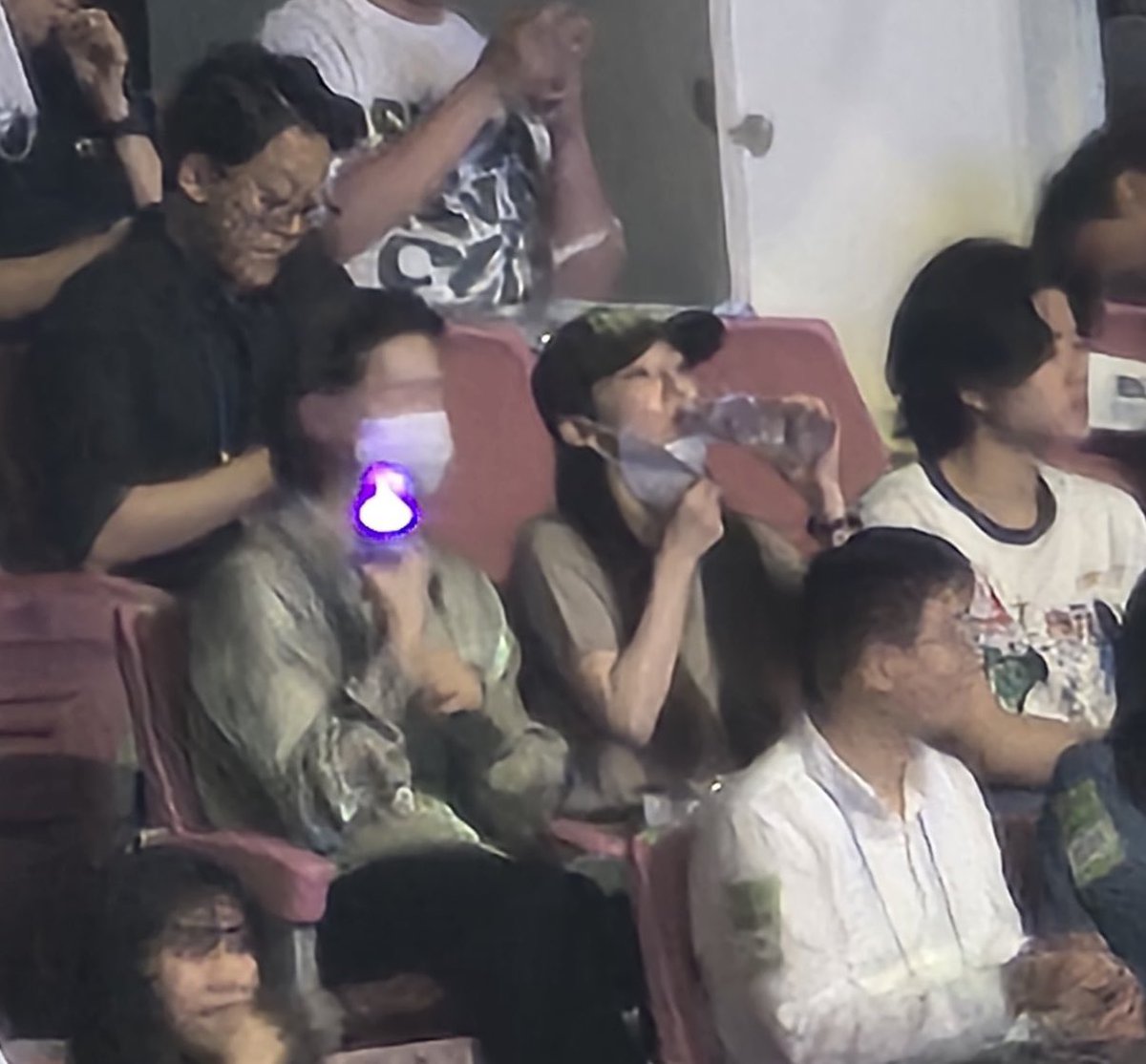 Irene and Suho at aespa’s concert Synk Parallel Line in Seoul Day 1