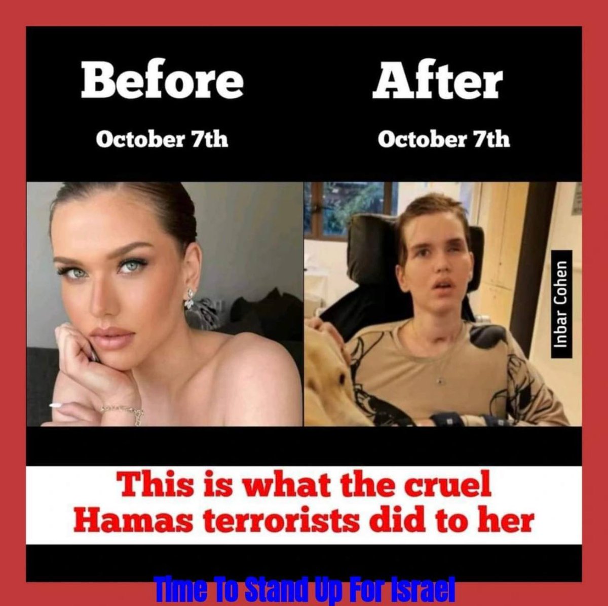 Marianasoux's tweet image. Dit is wat wrede Hamas-terroristen op 7 oktober met Michelle deden. 💔 
Ze werd neergeschoten op het Nova-festival en daar achtergelaten om te sterven.
Michelle: 'Hamas probeerde mij te vermoorden, maar dat lukte niet. Ik ben nog steeds hier." 
Deel, laat zien hoe wreed Hamas is.