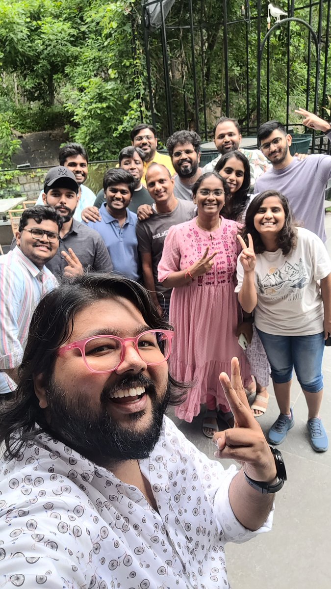 kcdhyderabad's tweet photo. As they say the team that eats together stays together 🤗

Post KCD luncheon with the team - delicious food, amazing discussions, and a great get together! 

Plus amazing weather 🤩

#KCDHyderabad #Hyderabad https://t.co/bsk89pKk2t