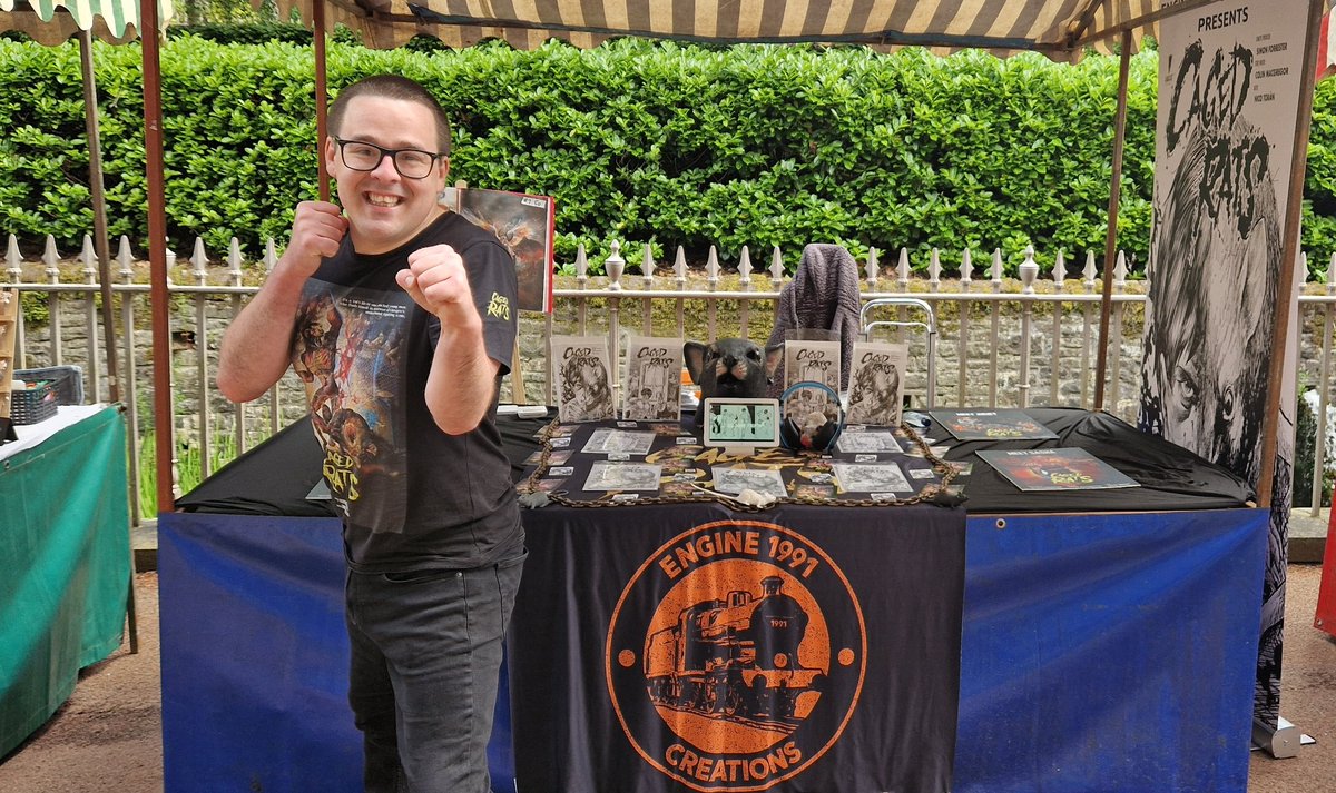 E1991Creations's tweet image. Hello!

Today, between 10am-3pm I'm exhibiting for @newlanarkwhs awesome summer event!

Come along and have a fantastic time at this lovely place and event!

Engine1991creationsltd.com 

#newlanark #Scotland #summer #June #Saturday #market #indiecomic #cagedrats #event #fun #happy