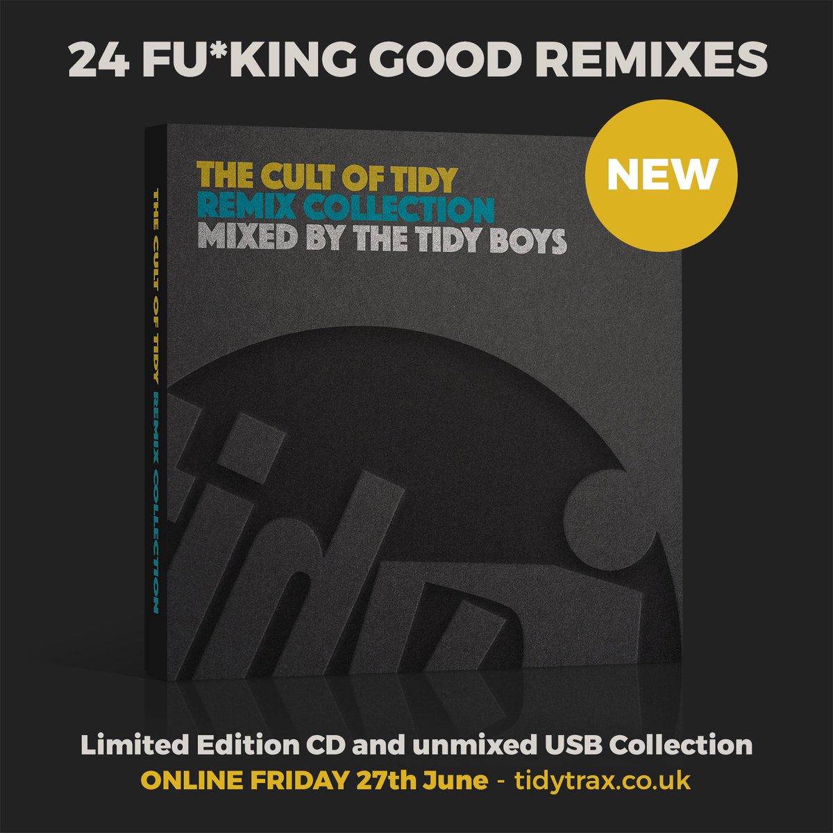 We love this, some of the best Tidy remixes we have ever heard, get the USB, all the full length tracks are un mixed <a href="/TidyOfficial/">Tidy Trax</a> but now shorturl.at/gBRiR