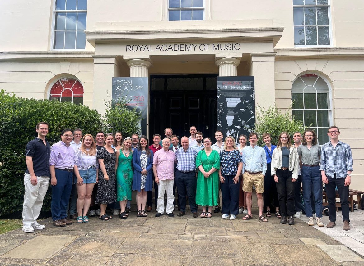 Wonderful to be back at <a href="/RoyalAcadMusic/">Royal Academy of Music</a> yesterday for Paddy Russill’s final day of teaching.  What an incredible #legacy he has left! #choralconducting #legend