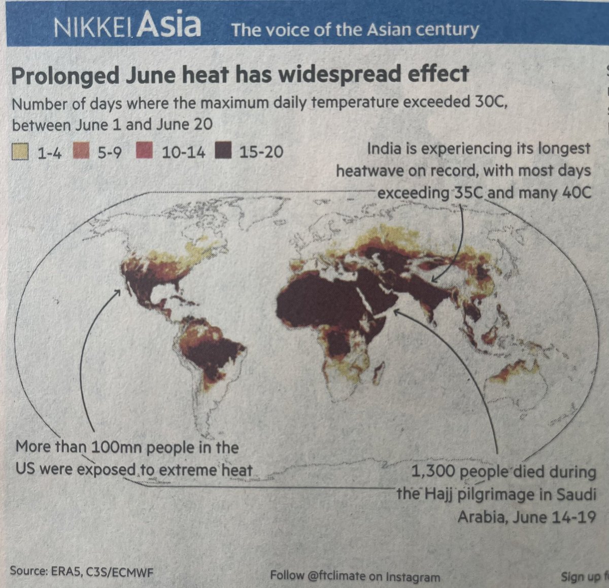 We need a global SUMMIT to accelerate action on the climate crisis. 500,000 hospitalised and 1300 dead in Saudi, unknown numbers affected across South +central Asia, floods and drought across Europe, USA, S America and Africa, wildfires in all regions.