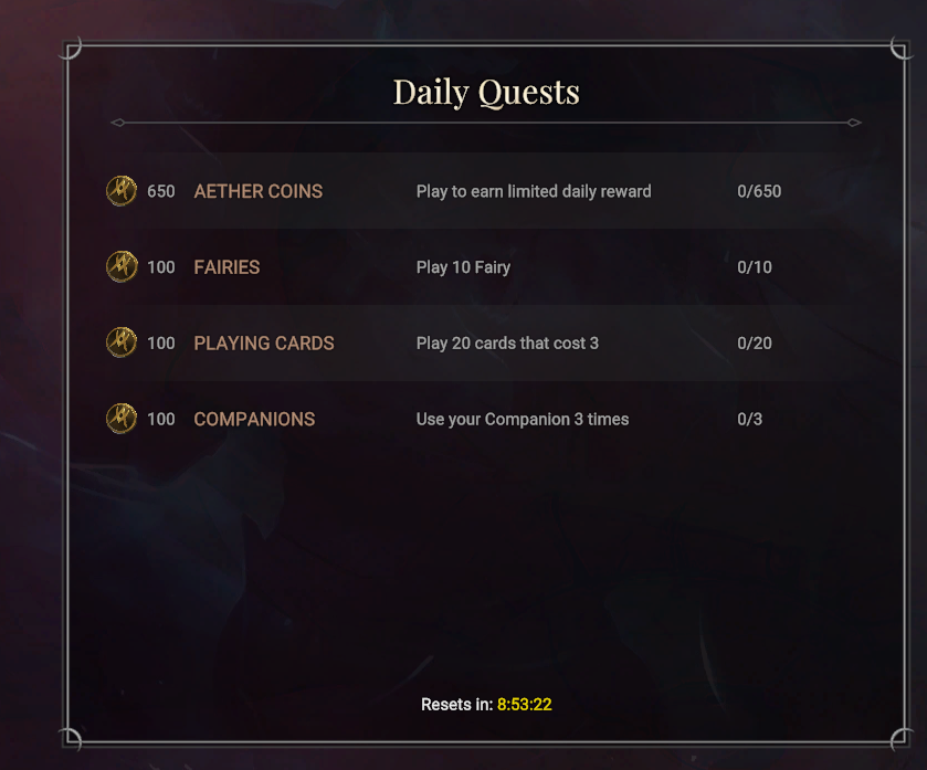 showTOMaker's tweet photo. It's time for a daily quest in @AetherGamesInc 🎮🎮🎮
$AEG #NFT #web3 #Crypto #nfts #tcg #play2earn #play2airdrop
#Hearthstone #DescentofDragons #mtg, #MTGTheros #YuGiOh #SpeedDuel #PokemonTCG #PlayPokemon https://t.co/YHI34rOOaT