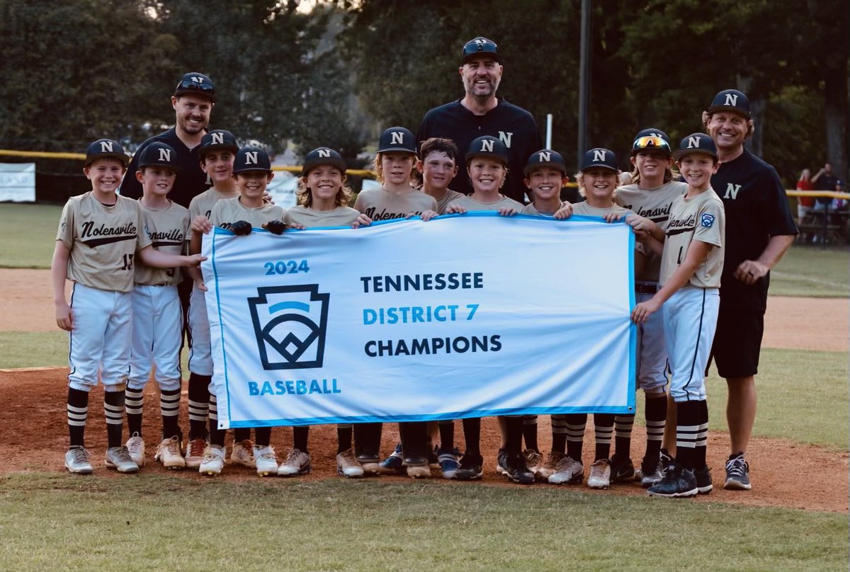 NolensvilleLLB's tweet image. ⭐️10U District Champions ⭐️
State Bound!
🖤💛🖤💛