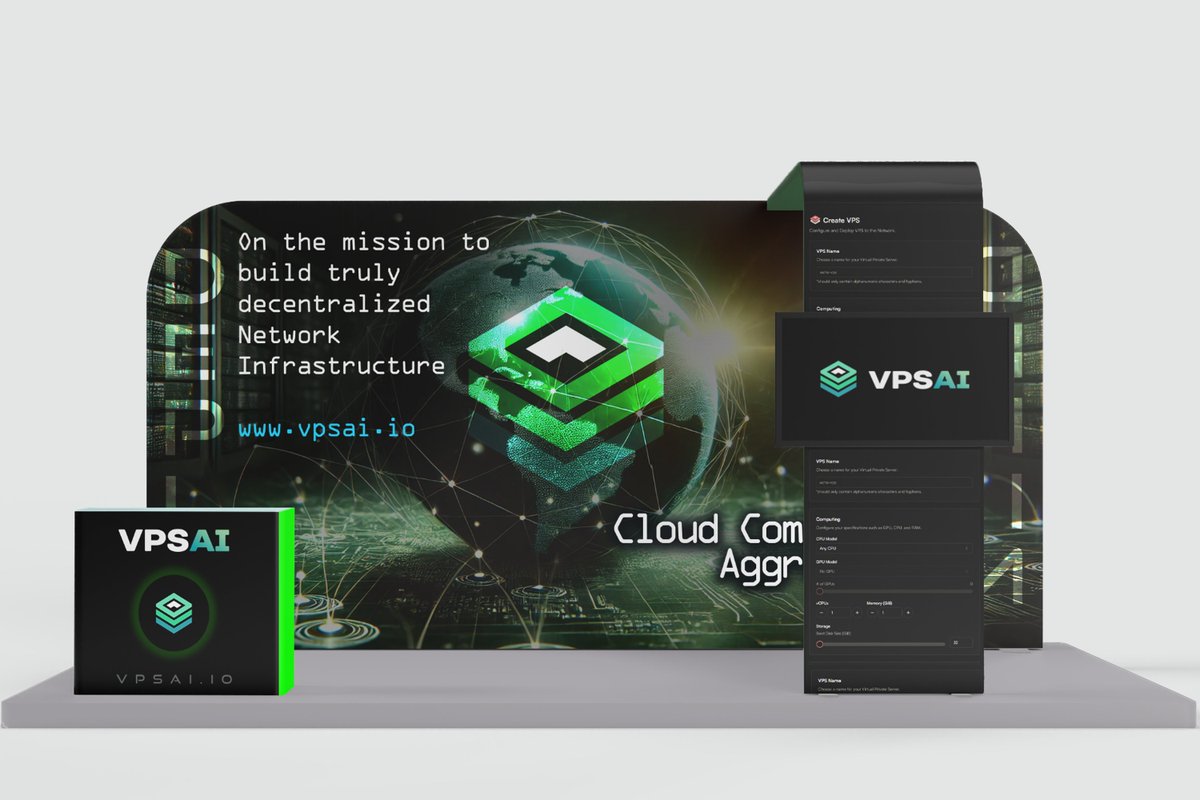 VPS_AI's tweet image. We are excited for our debut on the #Web3 Stage, with a series of events, conferences and exhibitions that the @VPS_AI Team is attending to showcase our unique and competitive services! @CloudExpoAsia 

#CloudCompute #Blockchain #AI #Nodes 
Check out our Booth Design 👀