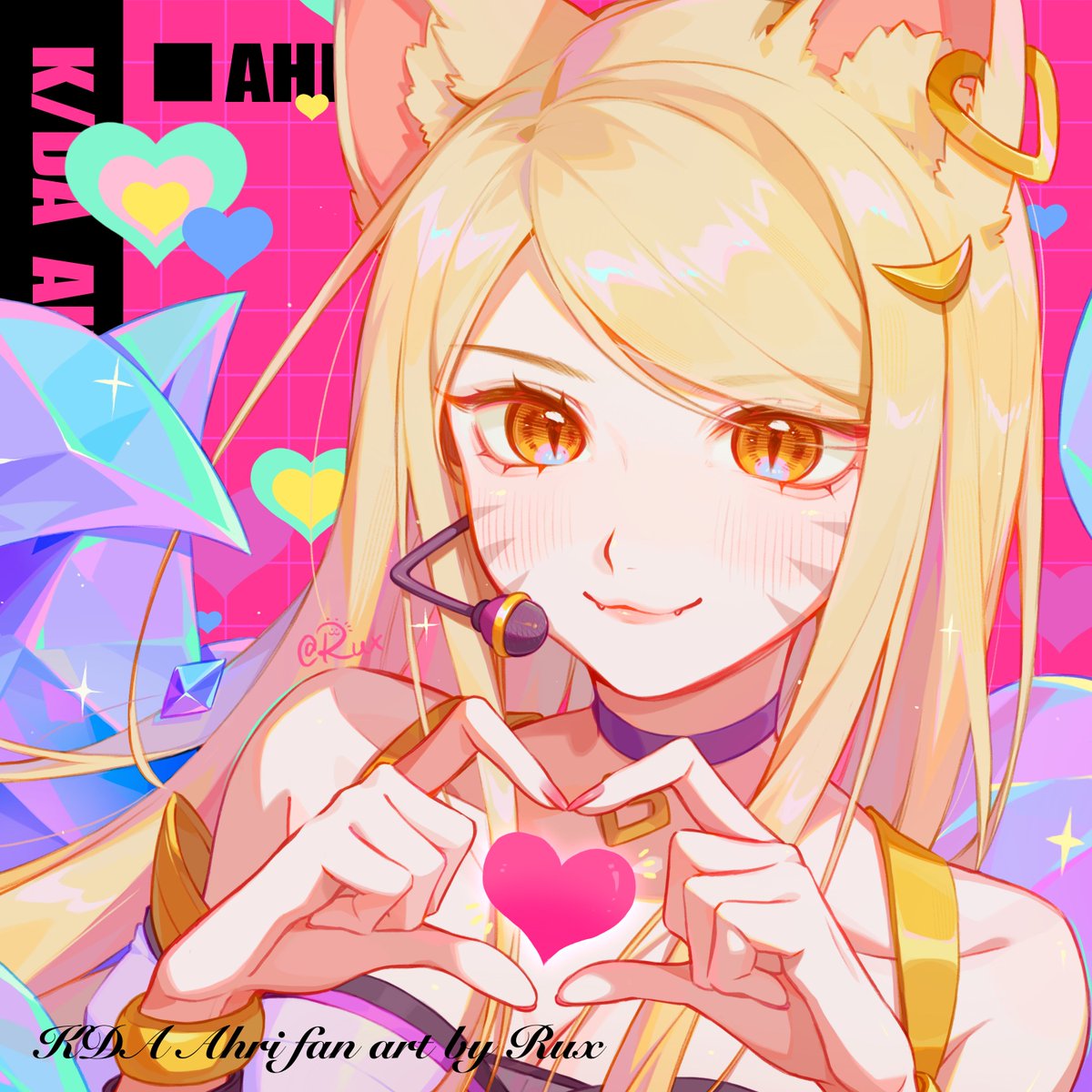 Rux0209's tweet image. #KDA #Ahri  #LeagueOfLegends #LeagueOfLegendsFanArt
