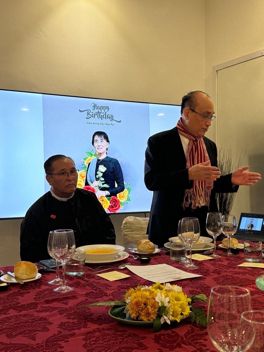 On June 19, Myanmar State Counsellor, Aung San Suu Kyi's 79th birthday celebration was held by the President of Timor-Leste and National Unity Government of Myanmar delegations, Minister Zin Mar Aung and Minister Prof Zaw Wai Soe in Dili, Timor-Leste.