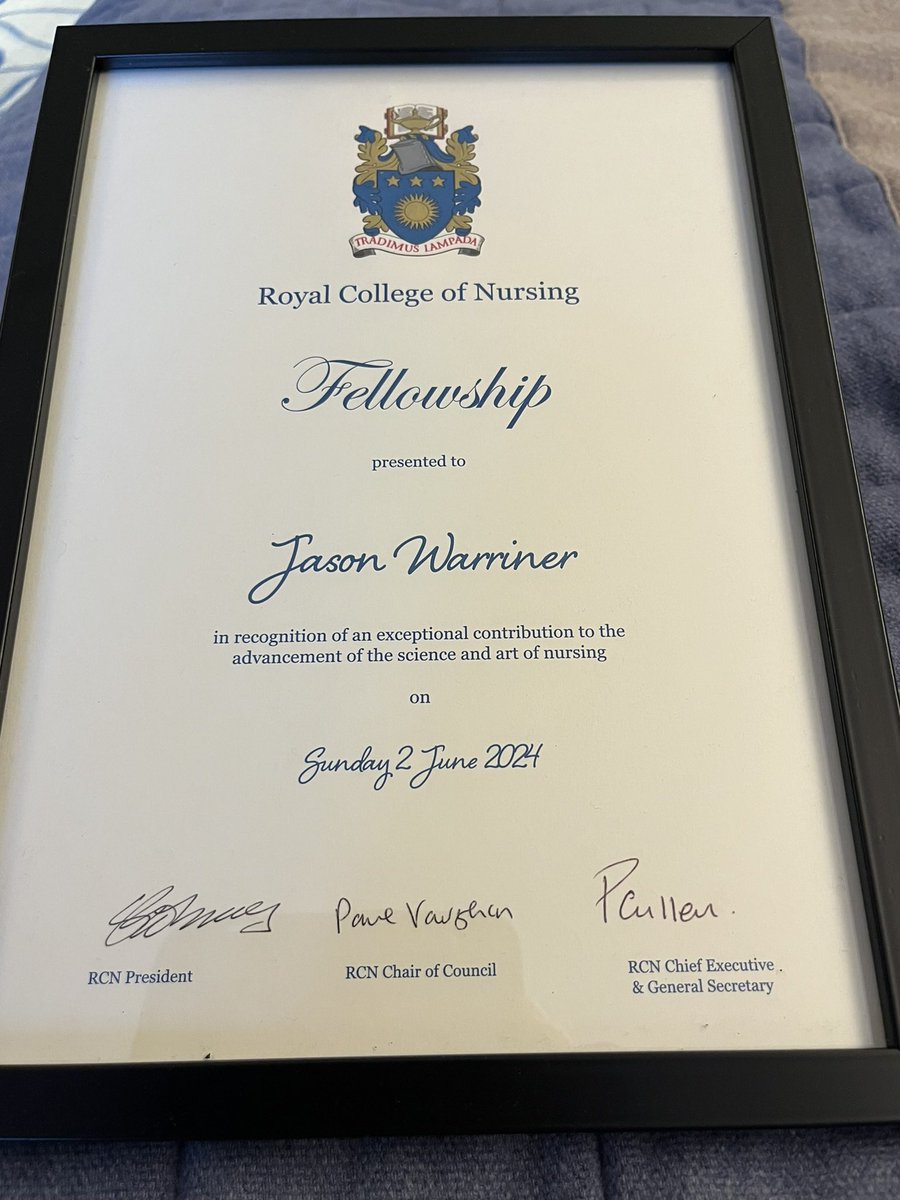 Jason Warriner FRCN tweet media