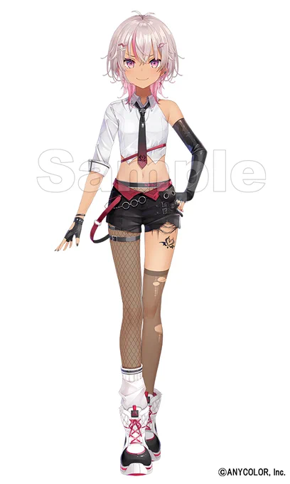 にじさんじ所属、魔使マオさんのクールかわいい新衣装をお仕立てさせて頂きましたˎˊ˗ 動いている姿とっても可愛いので是非観てみてください✦#まちゅかい新衣装配信 