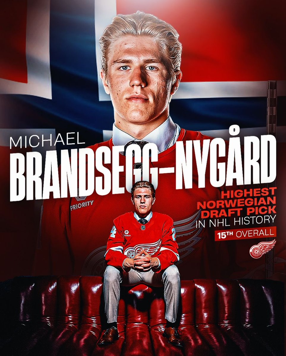 NHL's tweet image. Norwegian history! 🇳🇴 #NHLDraft

(via IG/nhleurope)