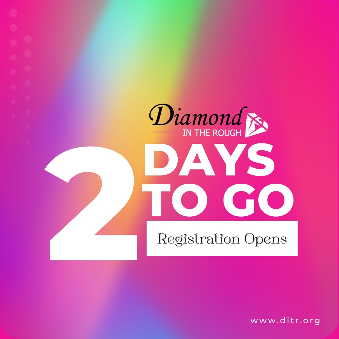 DITR_INC's tweet photo. Two days and counting…

Diamond In The Rough’s registration will open in TWO DAYS. Visit https://t.co/GKpNTPZZdA for more info. https://t.co/D0ItTfsRvF