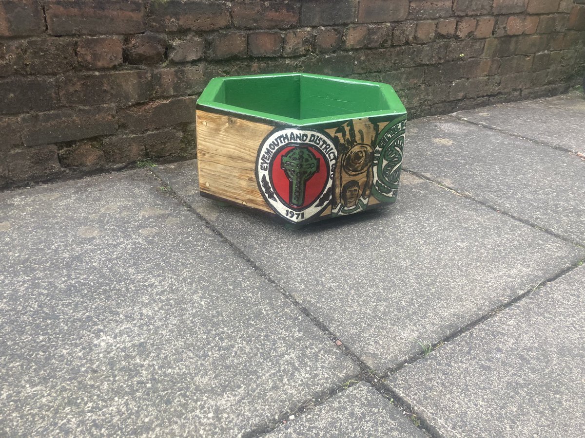 Done a planter for the EyemouthCSC bus as a gift for their convener who is stepping down