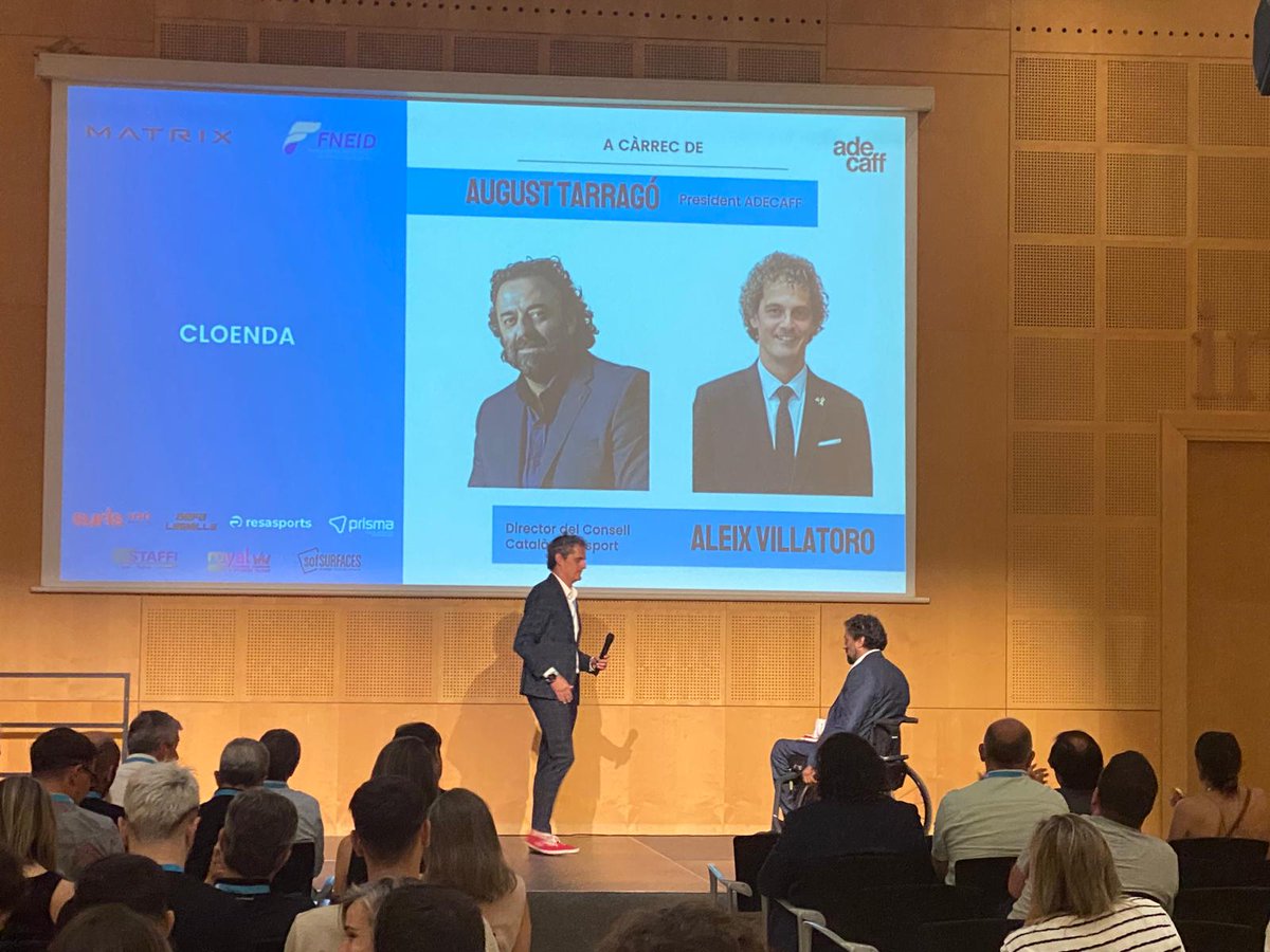 ESPORT I EMPRESA | 🏋️‍♂️ 3r Congrés d'<a href="/AdecafFitness/">ADECAFF</a>

📍L'entitat reuneix a l'<a href="/inefcat/">Inefc</a> empreses de l'esport i l'activitat física per analitzar la salut del sector

💪 <a href="/AleixVillatoro/">Aleix Villatoro</a> hi destaca el rol de l'empresa esportiva catalana dins del potentíssim ecosistema esportiu català