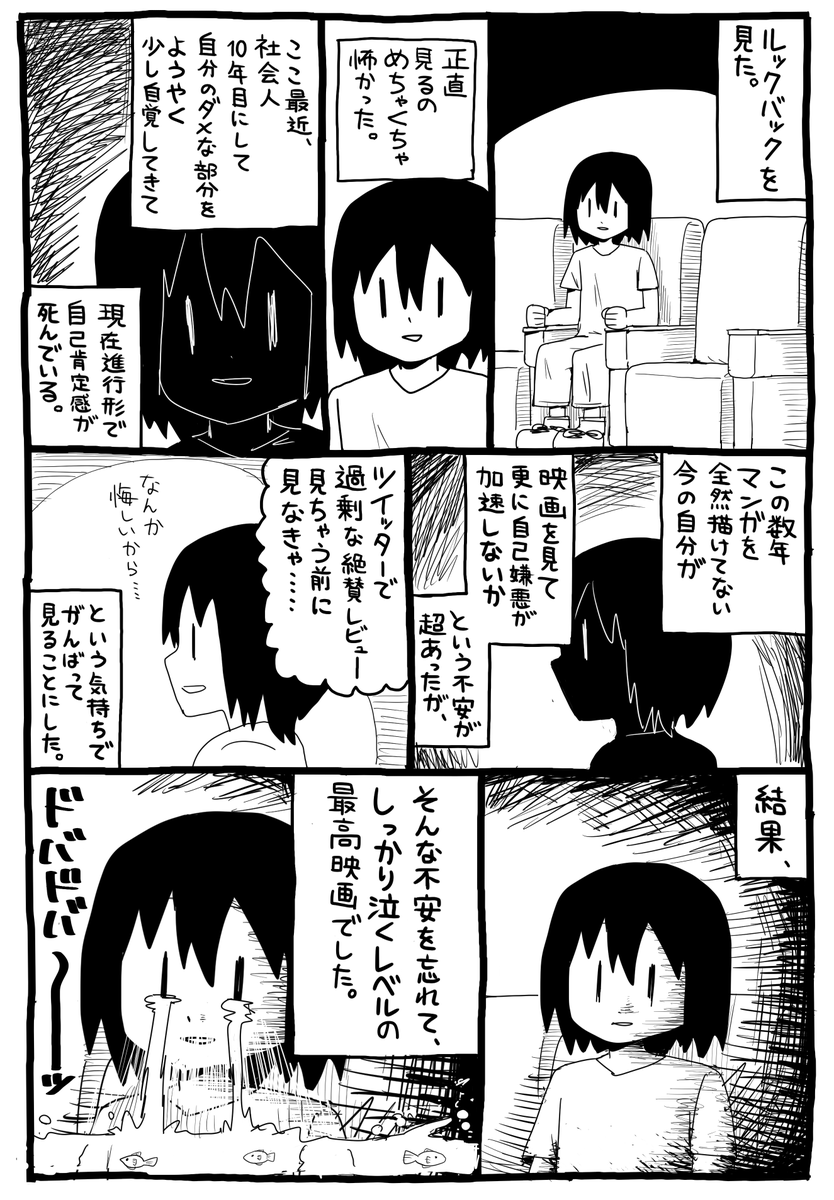 日記です。ルックバックを見ました。