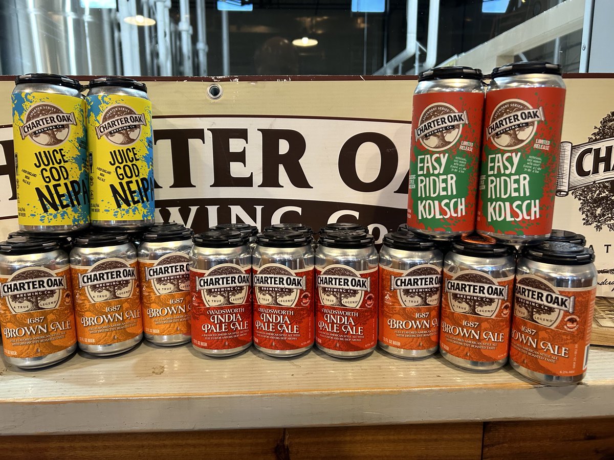 CharterOakBeer's tweet photo. Bringing beer to the fireworks? Why not stop by @CharterOakBeer taproom and grab some local craft beer? Just packaged a bunch of different styles #beertogo #getoaked #ctbeer #fireworks #beer https://t.co/pynXf7V6WW