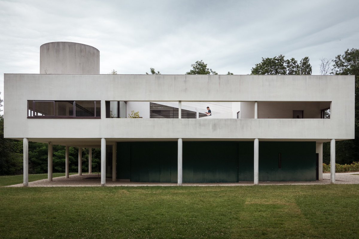 VincentPierron's tweet photo. Villa Savoye, Poissy, Juin 2024 https://t.co/Pu5JaEFCAb
