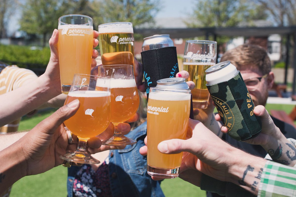 PerennialBeer's tweet photo. Cheers to the weekend!
Had a long week, too?
Come hang out!
We’re here 12 - 11pm today, hope to see you soon😎
#stl #perennialbeer #saintlouis #craftbeer #stlcraftbeer #missouri #MOcraftbeer #MObeer #missouribeer #shoplocal #supportlocal https://t.co/ykxX2f0jFg