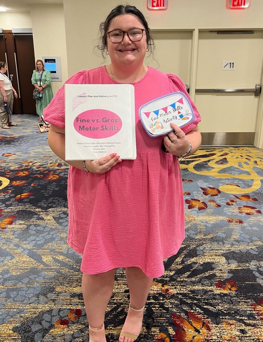 Clara’s competition in Lesson Plan CTE is in the books! #EducatorsRising  <a href="/GOSatellites/">Great Oaks Satellites</a> <a href="/Milford_Schools/">Milford Schools</a>