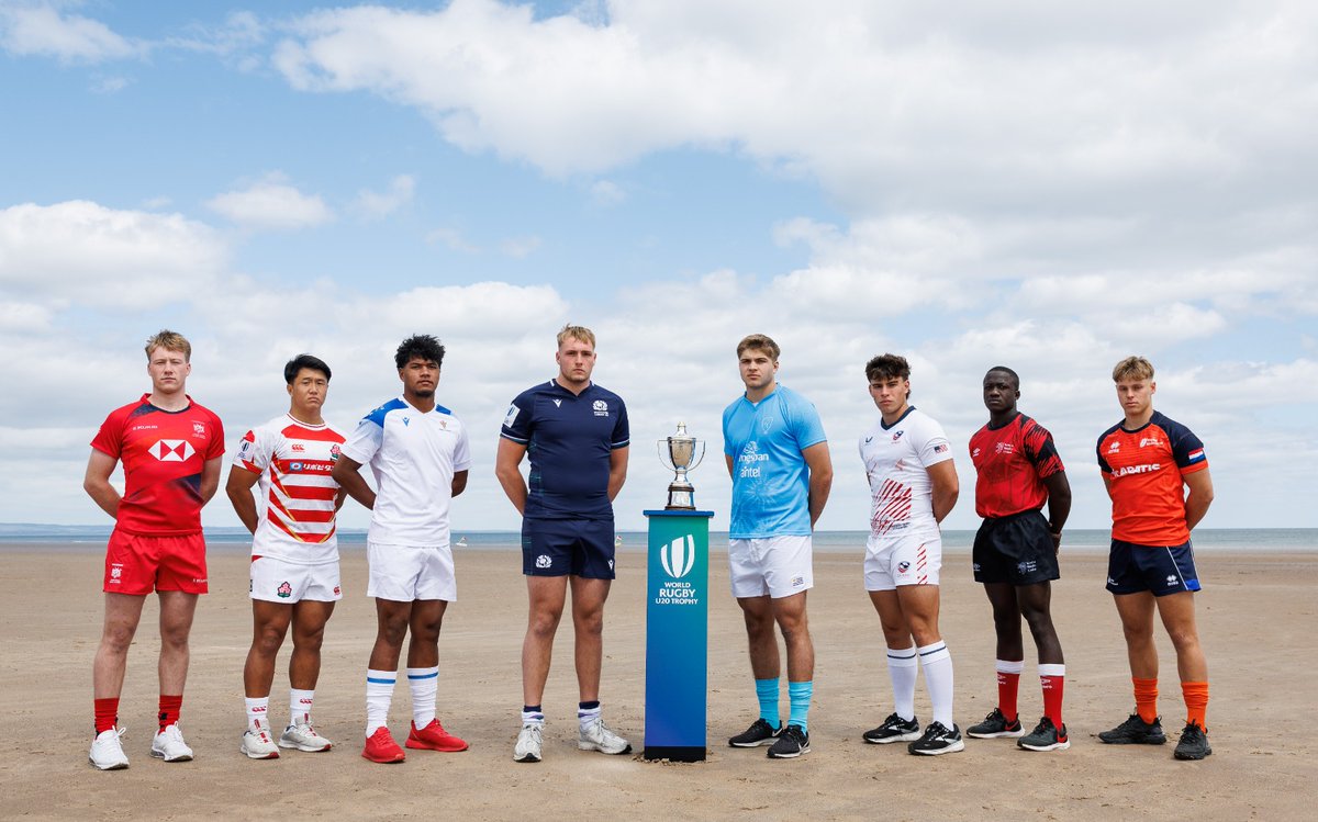 OfficialKRU's tweet photo. The #WorldRugbyU20Trophy Captains in Scotland! Edmond Omondi representing the 254 π°πͺπ°πͺ.
#ChipuToScotland
π·: @WorldRugby https://t.co/whEdHs1Pko