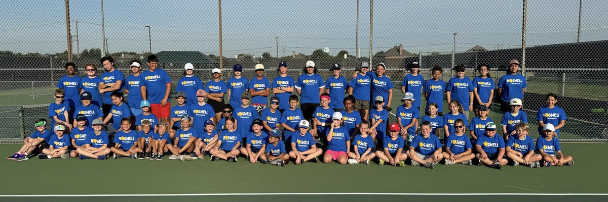 Pioneer_Tennis's tweet photo. We had a great week at Boswell Tennis Camp!  A big thank you to all of our campers, parents, volunteers, and coaches for an amazing opportunity to learn and improve!  @boswellhs @emsisdathletics https://t.co/PbtMCt6D6u