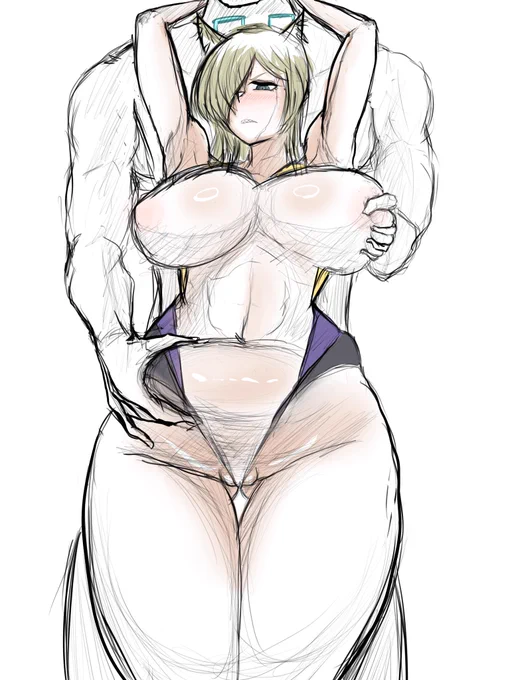 線画が上手く描けないから下書きに塗る