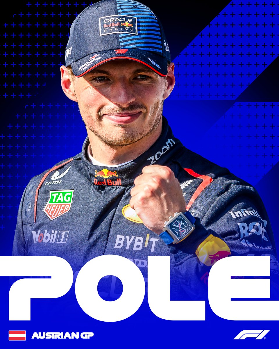 MAX VERSTAPPEN STORMS TO POLE IN SPIELBERG 🇦🇹

A mighty performance from the Dutchman who was in a league of his own in qualifying 💪

#F1 #AustrianGP
