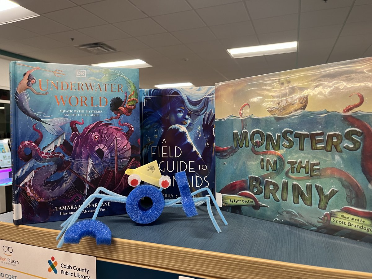 cobblibrary's tweet image. Our library adventures at #SwitzerLibrary took us under the sea! We discovered all kinds of fabulous creatures 🐙🐳🐠🐬 With the help of some of our books, you can discover your own sea creatures!

#UnderTheSea #SeaCreatures #CobbLibrary