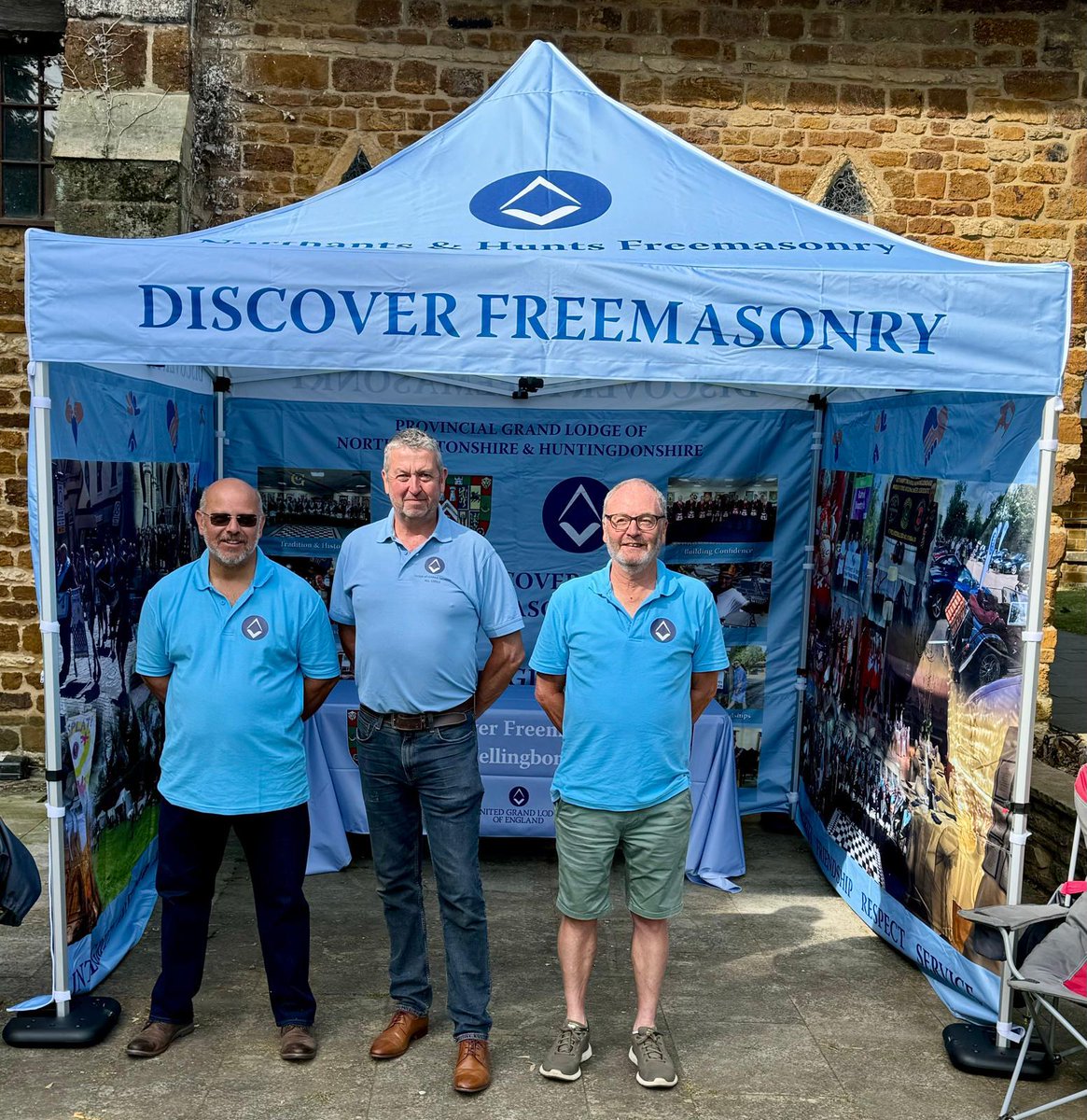 sap116's tweet photo. Representing wellingborough lodges and @NHMasons at while supporting armed forces day #welllingborough https://t.co/pTQmAVtDp5