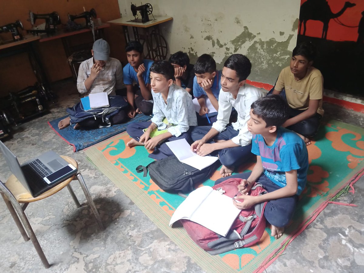 Fun with number Maths classes at Project Why Delhi, keen as ever students. These are classed we at Project WHY UK help to support with things like materials, computers and sponsoring teachers.