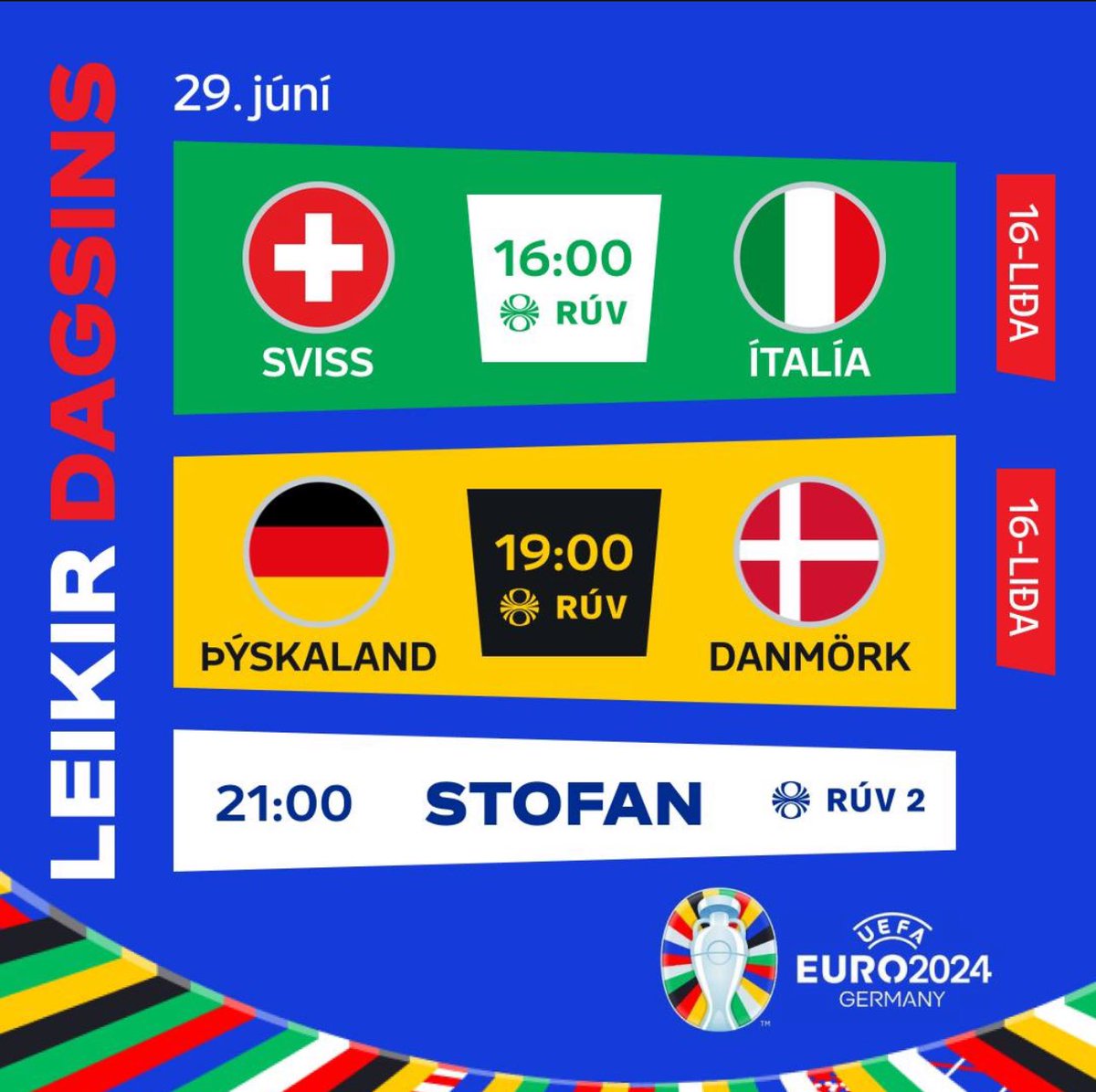 16-liða úrslitin hefjast í dag 👀🚨 

Og við fáum aftur 13:00 leikinn inn! Valur - Þróttur í undanúrslitum Mjólkurbikars kvenna 🥛