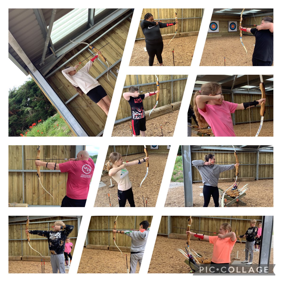 SJLCARDIFF's tweet photo. #TeamGinst enjoyed a morning of archery working together to see who could score the highest! #MorfaBay2024 @MorfaBay https://t.co/VYAJxsNsdq