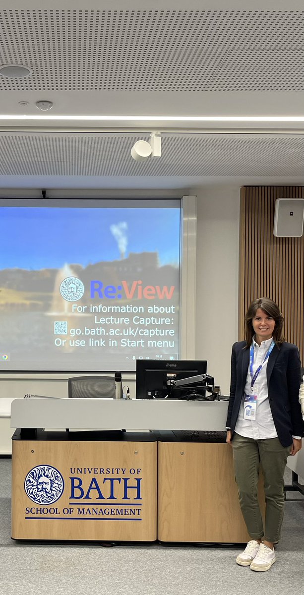 Great week in #Bath for #EURAM Conference. Presenting with my friend <a href="/lmchafer/">lmchafer</a> a new #paper on #sociability and #creativeindustries.