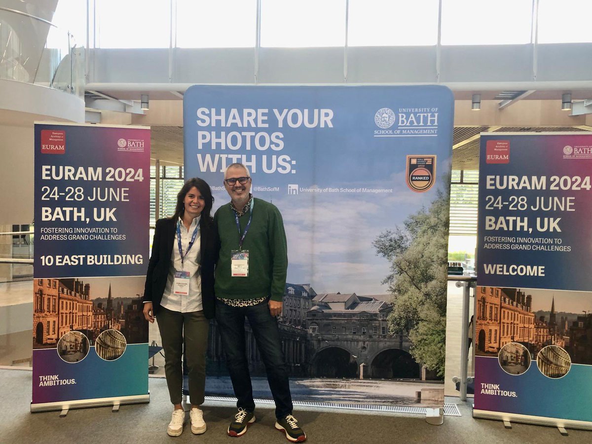 chiarabu2's tweet photo. Great week in #Bath for #EURAM Conference. Presenting with my friend @lmchafer a new #paper on #sociability and #creativeindustries. https://t.co/LGC78JGr0m