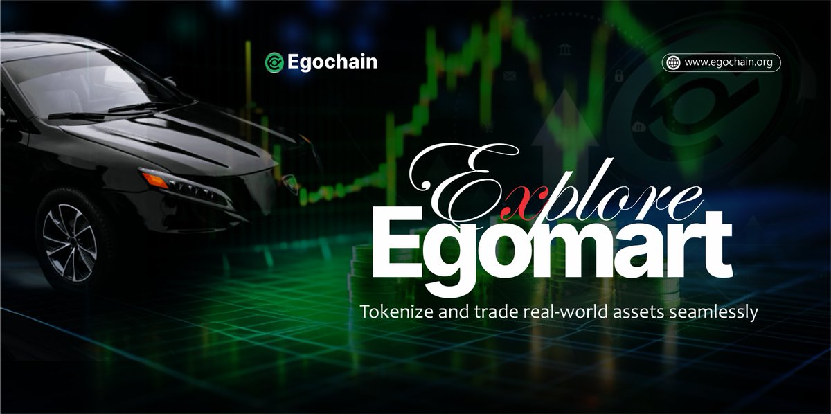 egochainHQ's tweet photo. Egomart, a platform leveraging Egochain technology, facilitates the purchase, sale, and management of tokenized real-world assets securely and intuitively. Users of Egomart can fractionalize assets, enabling ownership and trading of fractional parts. #RWA https://t.co/cSnxuBtxXq