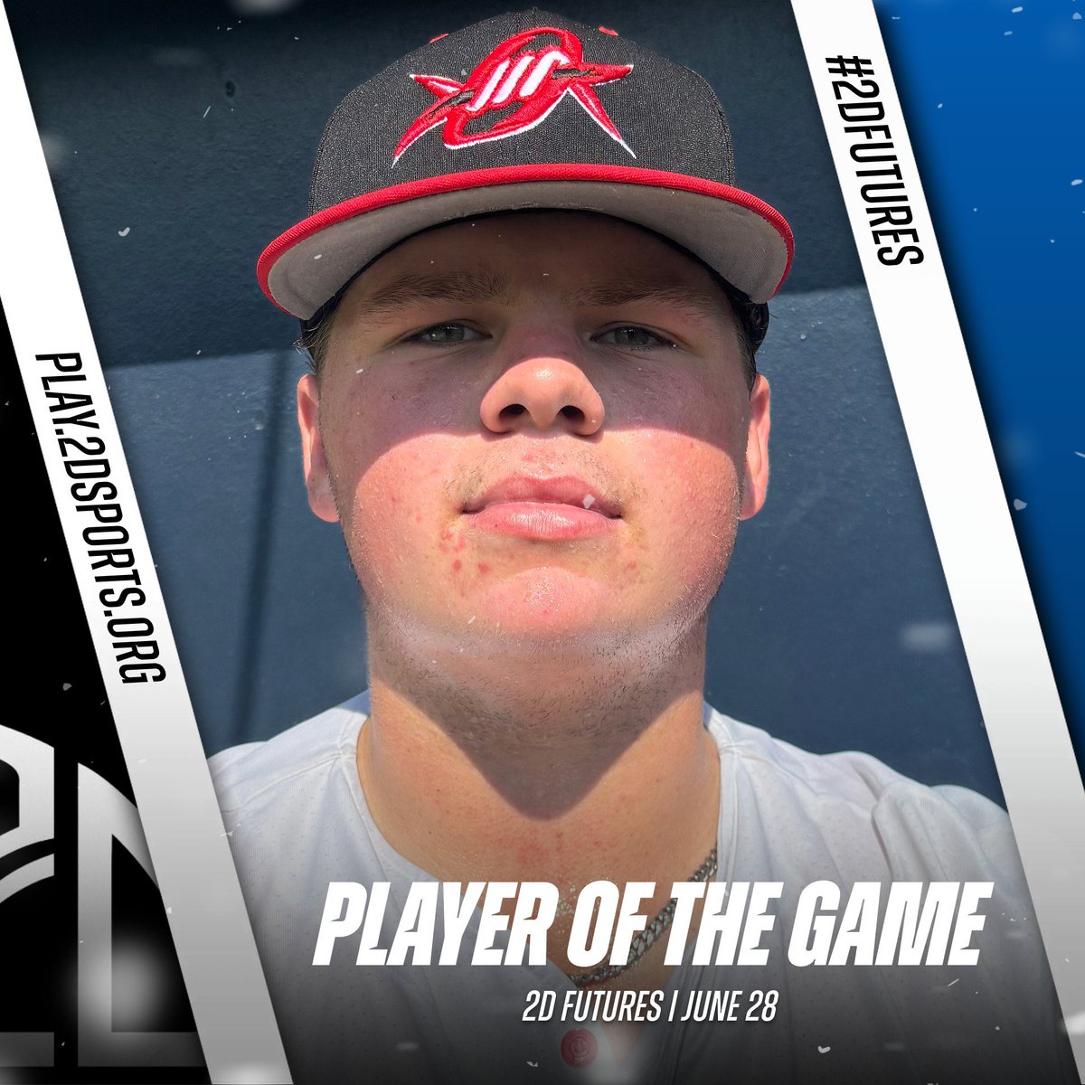 ⭐️Player of the Game⭐️

Cooper Clemmons #13 
Alabama Outlaws
#uncommitted #2DHitting
