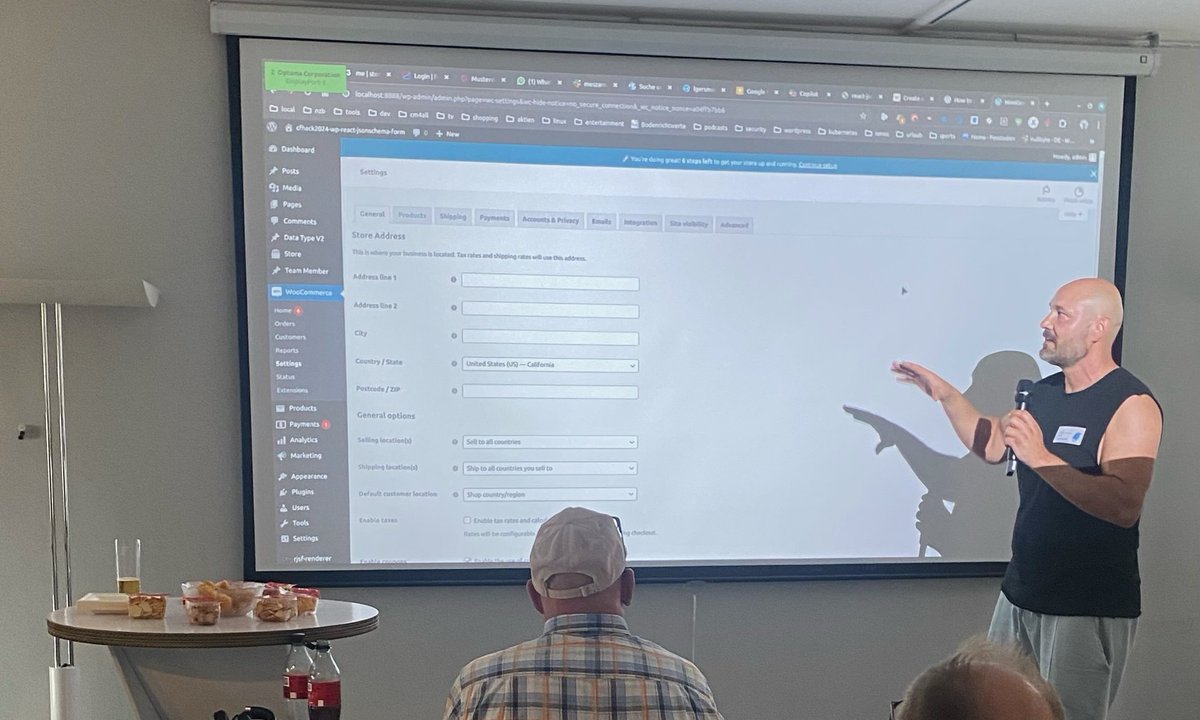 LarsGersmann's tweet photo. I did a talk at IONOS Technical Talks (at CM4all Cologne) about the JSON Schema Form Renderer prototype for Gutenberg / WordPress :
https://t.co/2LZENiH3Oq
Playground : https://t.co/mHHWq5Flh4
#wordpress #cm4all #ionos #technicaltalks #jsonschema #form #gutenberg #renderer https://t.co/gzpOl8F7jl