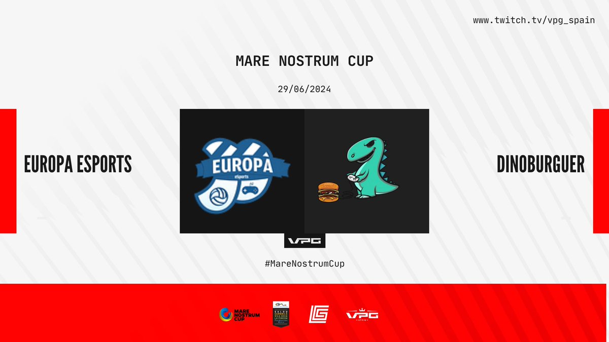 Virtual Pro Gaming España (@vpg_spain) on Twitter photo #MareNostrumCup | <a href="/Gamesportselect/">Gamesports Electrònics</a> 🎮
Jornada 2 <a href="/EuropaEsports/">CE Europa eSports</a> 🆚 <a href="/DinoburgerFC/">DINOBURGER FC</a>
#MNC2024 #MareNostrumVirtualCup #MareNostrumClubesPro #HagamosHistoriaVPG
<a href="/AjuntamentSalou/">Ajuntament de Salou</a> <a href="/VisitSalou/">VisitSalou</a> <a href="/CostaDauradaTur/">Costa Daurada</a> #MareNostrumCup | <a href="/Gamesportselect/">Gamesports Electrònics</a> 🎮
Jornada 2 <a href="/EuropaEsports/">CE Europa eSports</a> 🆚 <a href="/DinoburgerFC/">DINOBURGER FC</a>
#MNC2024 #MareNostrumVirtualCup #MareNostrumClubesPro #HagamosHistoriaVPG
<a href="/AjuntamentSalou/">Ajuntament de Salou</a> <a href="/VisitSalou/">VisitSalou</a> <a href="/CostaDauradaTur/">Costa Daurada</a>