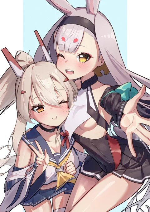 綾波&島風#アズレン #アズールレーン 
