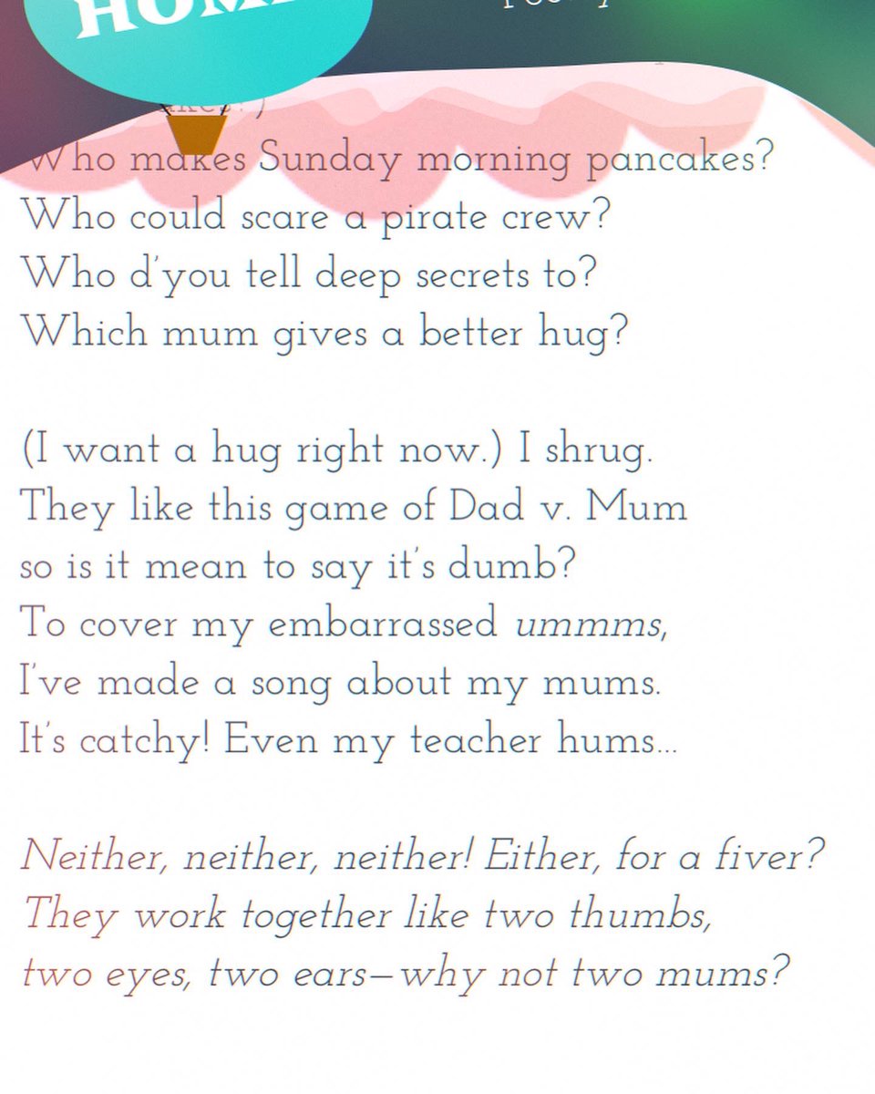 Catherine Olver (@the_wordwoods) on Twitter photo ๐ณ๏ธโ๐ To celebrate #Pride2024, hereโs some new #sapphicpoetry of mine for children, published by the wonderful <a href="/TheDirigible/">The Dirigible Balloon ๐</a> ๐ณ๏ธโ๐ : dirigibleballoon.org/poem/Two-Mums ๐ณ๏ธโ๐ To celebrate #Pride2024, hereโs some new #sapphicpoetry of mine for children, published by the wonderful <a href="/TheDirigible/">The Dirigible Balloon ๐</a> ๐ณ๏ธโ๐ : dirigibleballoon.org/poem/Two-Mums