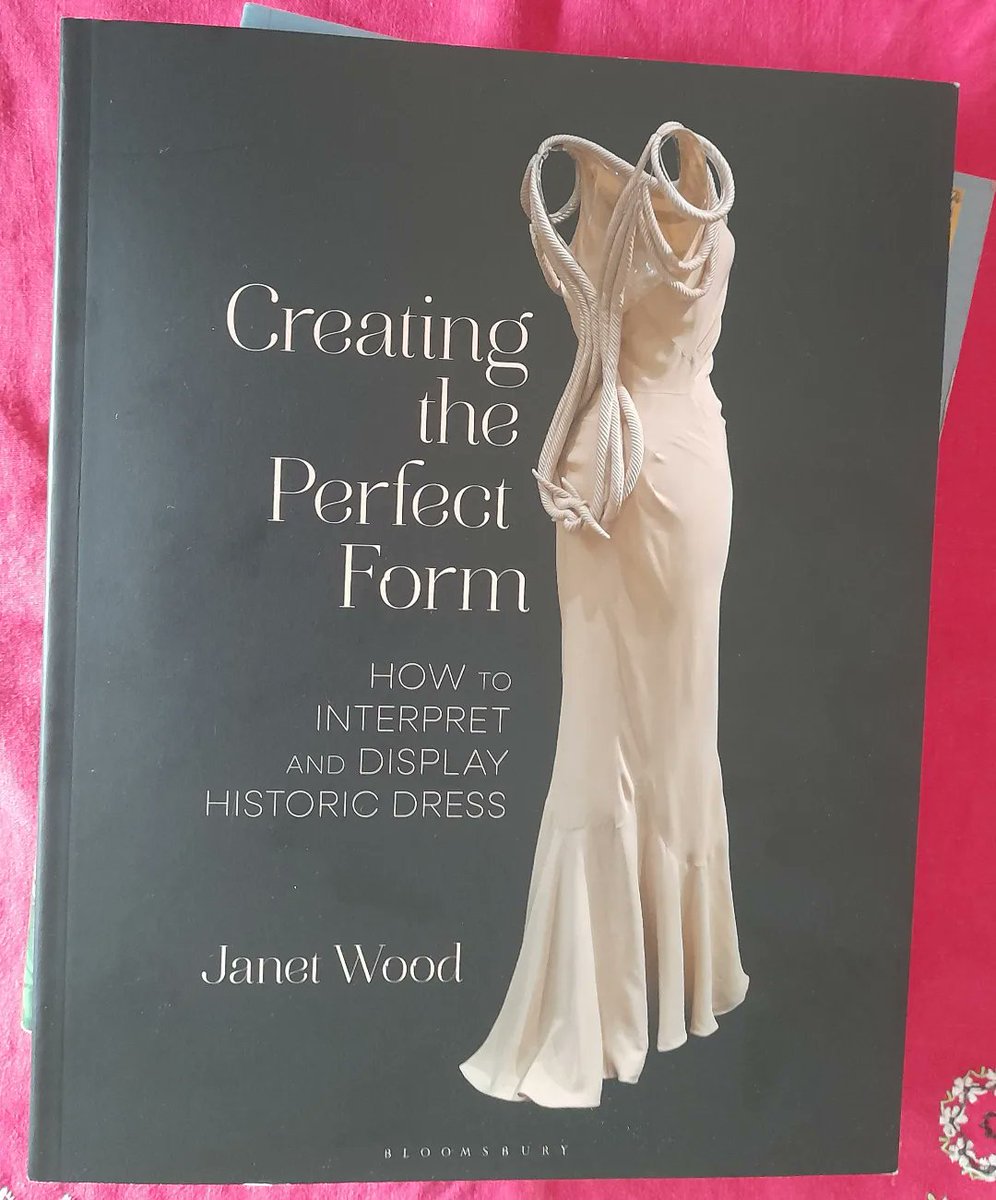 vickyhaddock's tweet image. New book alert! 📖 

Congratulations to Janet Wood on creating such a detailed and beautifully illustrated resource for costume mounting. It is a must-have for anyone working with historic textiles and dress collections. #textileconservation #fashionhistory