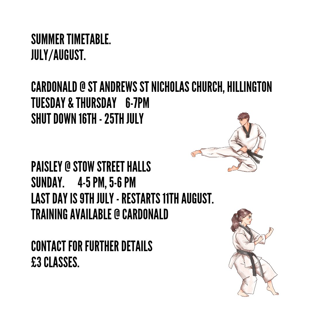 Elite MindSet Tae kwon-do (@elitemindsettkd) on Twitter photo Come along and join us this summer. <a href="/PEPASSGlasgow/">PEPASS Glasgow</a> <a href="/HPParentCouncil/">Hillington Primary Parent Council</a> <a href="/HillingtonPS/">HillingtonPrimary</a> <a href="/Sandwood120/">Sandwood Primary</a> <a href="/St_monicas_prim/">St Monicas Primary</a> <a href="/StGeorgesG52/">St George's Primary</a> <a href="/OLRosary/">Our Lady of the Rosary CES</a> <a href="/CardonaldPC/">CardonaldPrimaryPC</a> @activeschoolsCC <a href="/Lourdesprimary/">Our Lady of Lourdes Primary</a> <a href="/CardonaldPri/">Cardonald Primary</a> <a href="/RosshallAcademy/">Rosshall Academy</a> <a href="/LourdesSec/">Lourdes RC Secondary</a> <a href="/St_PaulsRCHS/">St Paul's RC HS</a> <a href="/stmarnockspri/">St. Marnock's Primary School</a> Come along and join us this summer. <a href="/PEPASSGlasgow/">PEPASS Glasgow</a> <a href="/HPParentCouncil/">Hillington Primary Parent Council</a> <a href="/HillingtonPS/">HillingtonPrimary</a> <a href="/Sandwood120/">Sandwood Primary</a> <a href="/St_monicas_prim/">St Monicas Primary</a> <a href="/StGeorgesG52/">St George's Primary</a> <a href="/OLRosary/">Our Lady of the Rosary CES</a> <a href="/CardonaldPC/">CardonaldPrimaryPC</a> @activeschoolsCC <a href="/Lourdesprimary/">Our Lady of Lourdes Primary</a> <a href="/CardonaldPri/">Cardonald Primary</a> <a href="/RosshallAcademy/">Rosshall Academy</a> <a href="/LourdesSec/">Lourdes RC Secondary</a> <a href="/St_PaulsRCHS/">St Paul's RC HS</a> <a href="/stmarnockspri/">St. Marnock's Primary School</a>