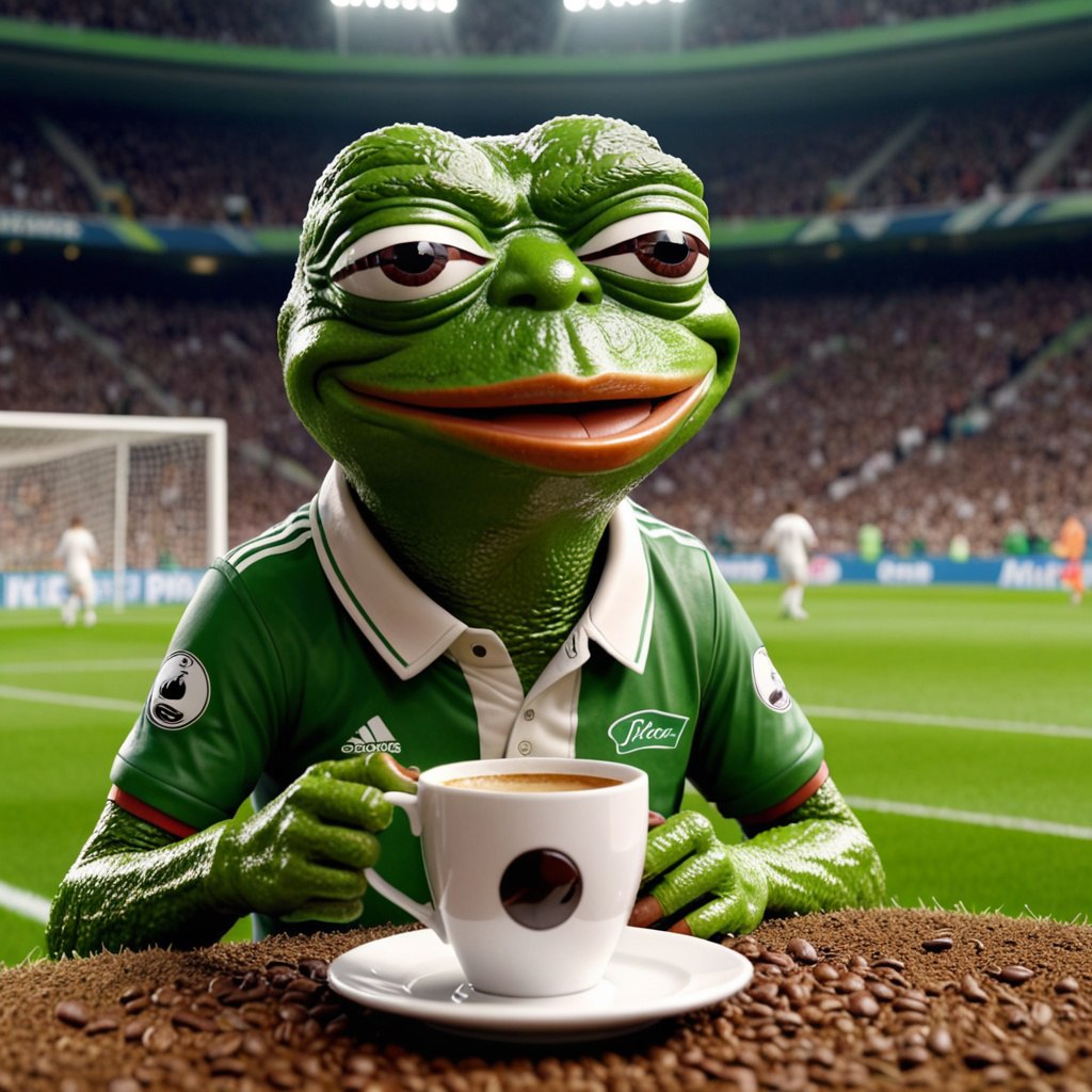 strikerpepe's tweet photo. GM DEGENS ๐ ... HAPPY WEEKEND โฝ๏ธ ๐ธ
#STRONGCOMMUNITY #SUPERBASEDDEV #Euro2024 #Pepe #MEMECOIN #gme #StrikerPepe #amc #pepe #Football https://t.co/0zJiC8OfF7