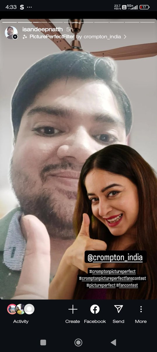 isandeepnatth's tweet image. #CromptonPicturePerfect 
#cromptonpictureperfectfans 
#cromptonpictureperfectfanscontest 
#fancontest #pictureperfect 
Tag
@Dinesh_the_star
@PGita21 
@Soumalidutta000 
@RashmiHN6 
@RrosE_PetalS